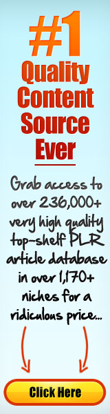 PLR Articles Database - Big Content Goldmine
